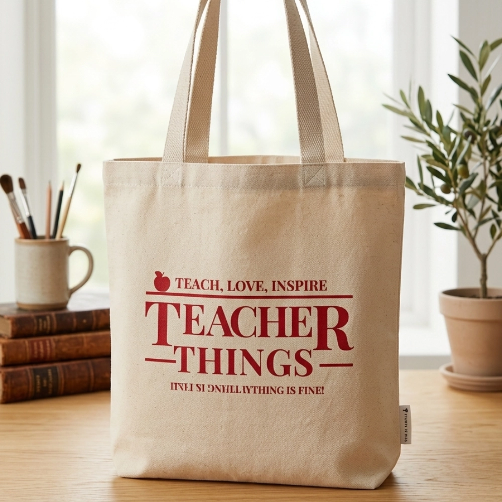 Tote Bag Teacher Things - Imagen 2