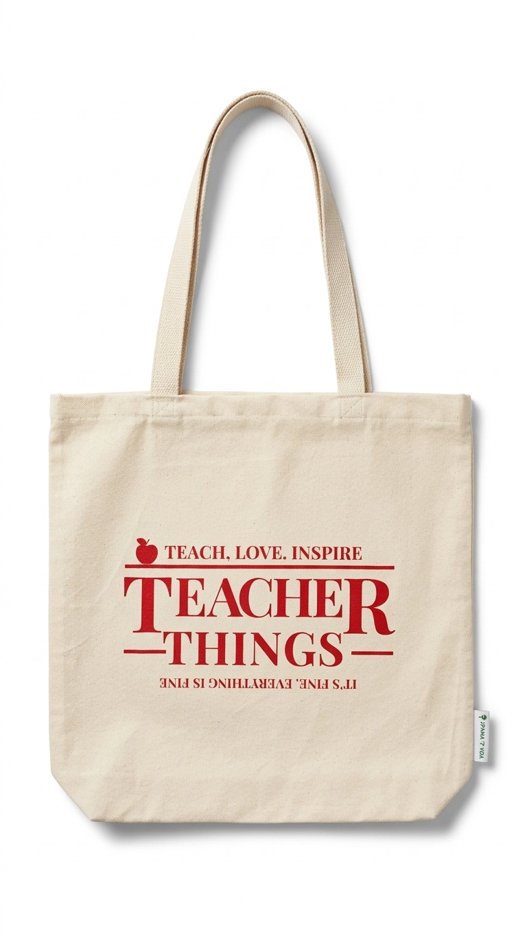Tote Bag Teacher Things